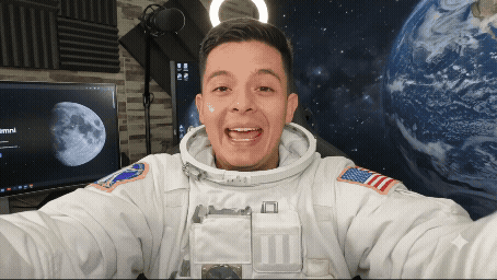 Transformación a astronauta